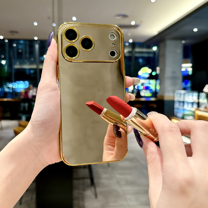 Phone Cases Classy - Lüks Tek Renk Darbeye Dayanıklı Makyaj