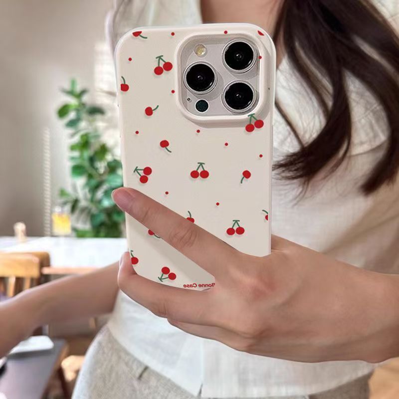 Phone Cases Cute - Sevimli Karikatür Kiraz Lichee Desen Telefon