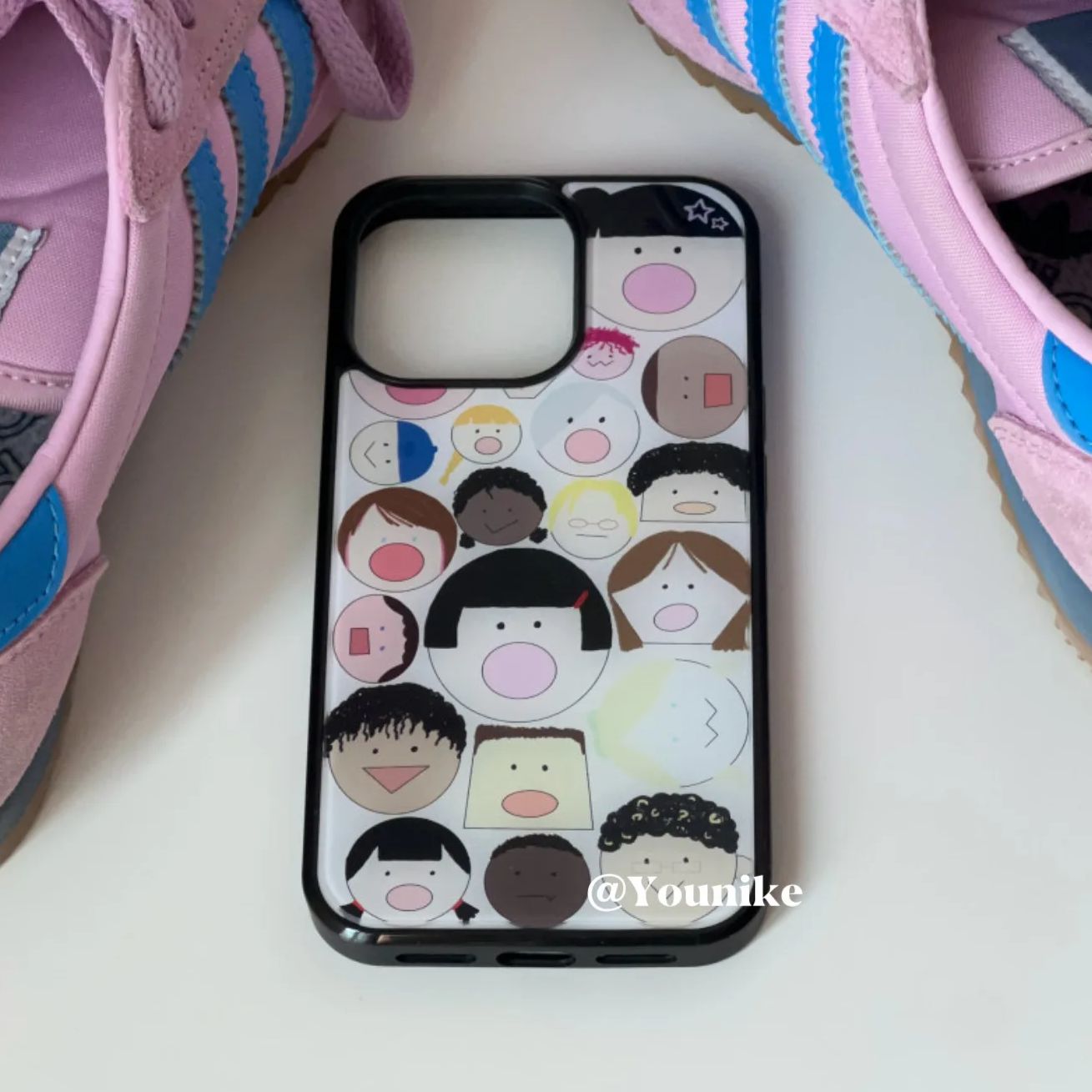 Phone Cases Kawaii - Karikatür Kore Tarzı Sevimli Büyük Başlı