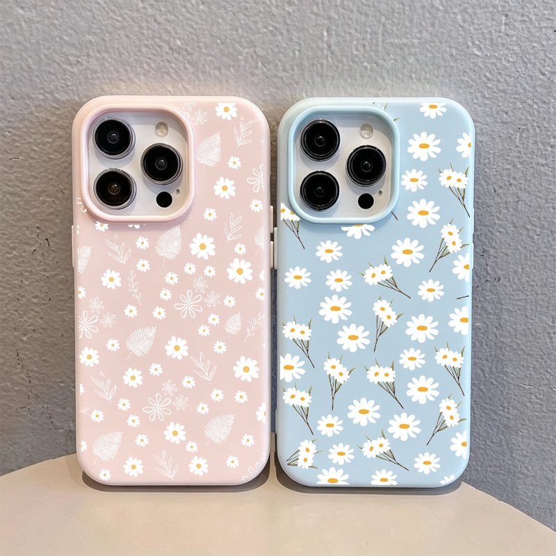 Phone Cases Motorola Edge 2025 - Daisy Flowers 2'si 1 Arada Çok