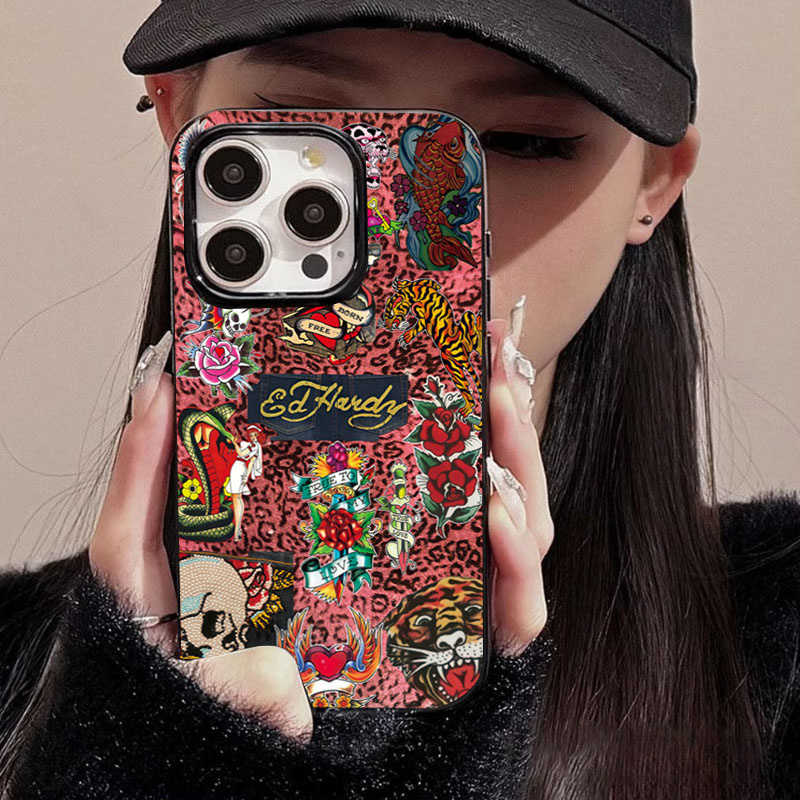 Phone Cases Leopard Print - Leopar Baskı Kafatası Yılan Kaplan Desenli
