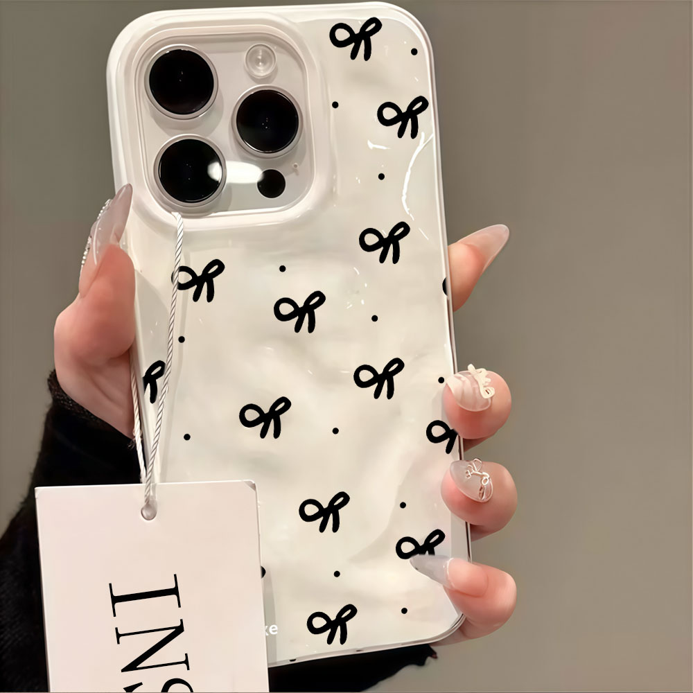 Phone Cases Red - 3D Su Dalgası Kırmızı Kalp Baskılı