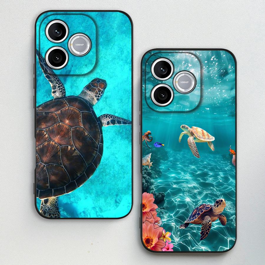 Phone Cases Honor - Sualtı Kaplumbağa Sanat Kılıfı Honor 200