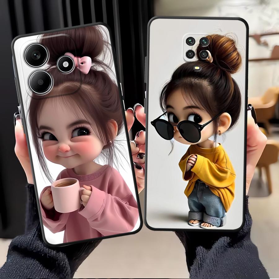 Phone Cases Iphone 14 - Karikatür Kız Desenli Telefon Kılıfı Xiaomi