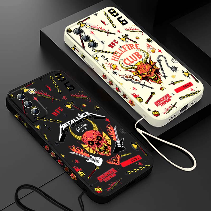 Phone Cases Red - Stranger Things Kırmızı Cehennem Şeytanı Samsung