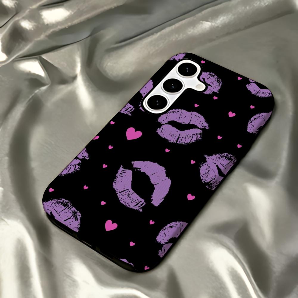 Phone Cases Red - Havalı Kırmızı Dudak Desenli Seksi Telefon