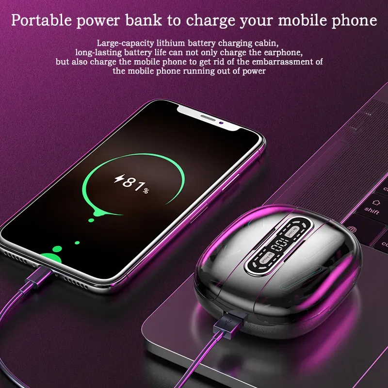 Phone Cases Pk - 2 Telefon İçin Çift Kulaklık 2000mAh