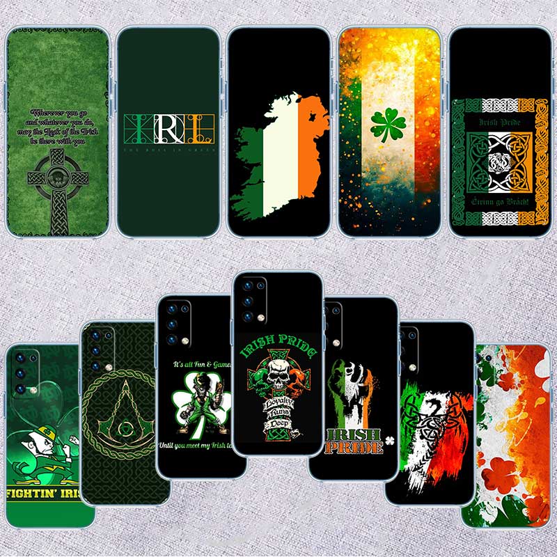 Phone Cases Ireland - HY13 İrlanda İrlanda bayrağı Şeffaf Telefon