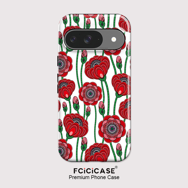 Phone Cases Red - Fcicicase Akrilik Mat Telefon Kılıfı Google