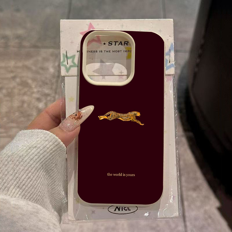 Phone Cases Leopard Print - Minimalist Leopar Desenli Telefon Kılıfı iPhone