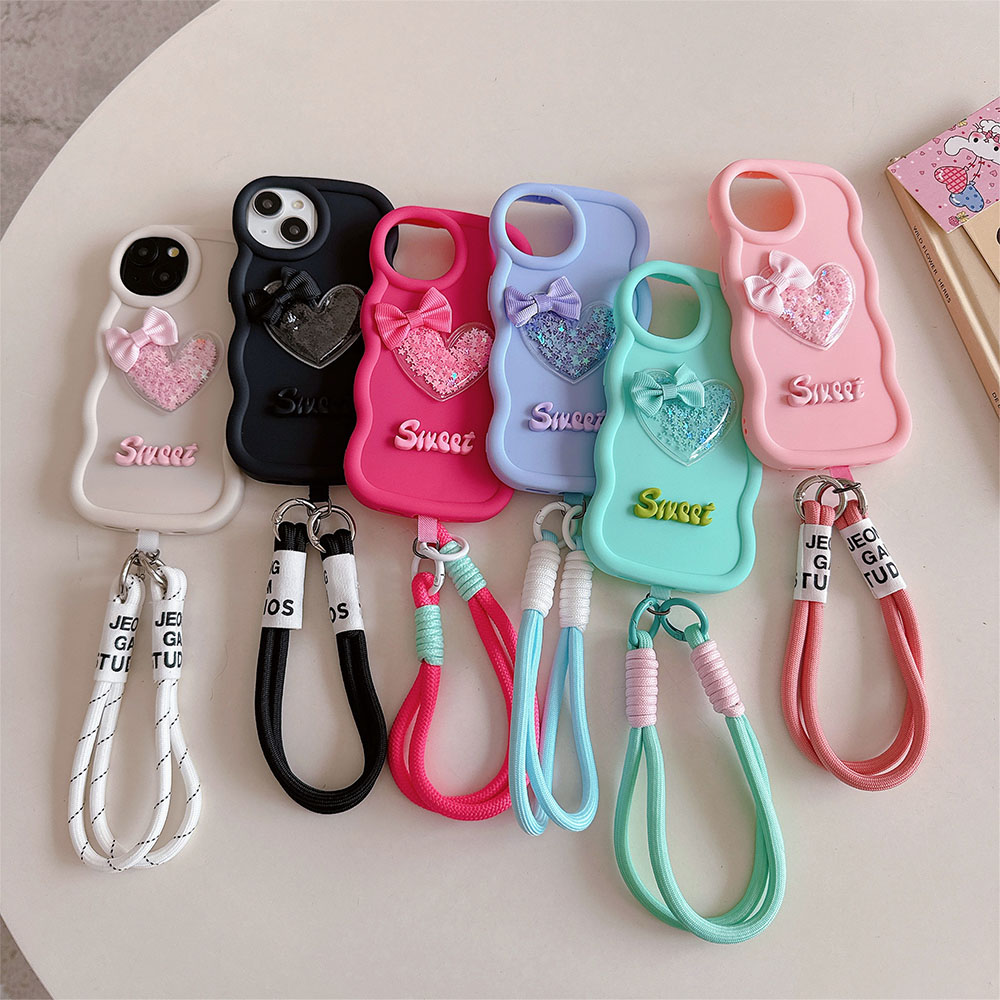 Phone Cases Nyc - Aşk kalp yay dalgalı yumuşak telefon