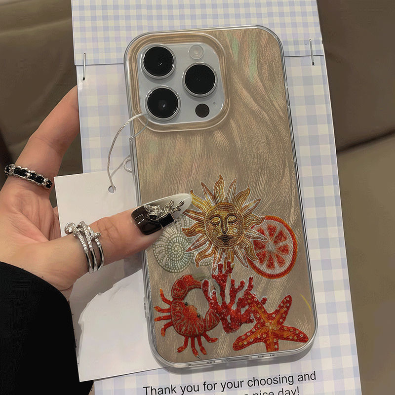 Phone Cases Red - Buz Dokulu Okyanus Kırmızı Mercan Telefon