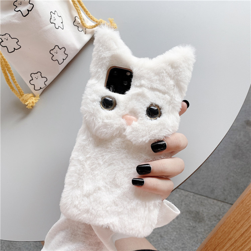 3D Sevimli Karikatür Kedi Tüyl - Phone Cases Iphone 14 incelemesi ve fiyatı