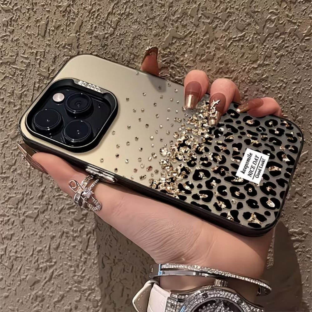 Leopar Desenli Altın Mat Kapla - Phone Cases Leopard Print incelemesi ve fiyatı