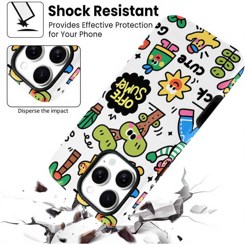 Doodle Desenli Yaz Temalı Kari - Phone Cases Kawaii incelemesi ve fiyatı