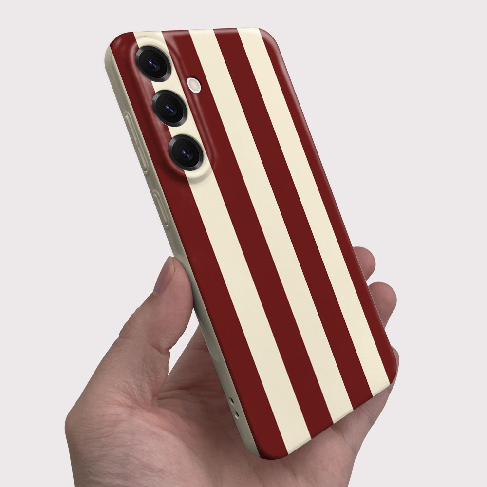 Kırmızı Beyaz Çizgili Kılıf Sa - Phone Cases Red incelemesi ve fiyatı