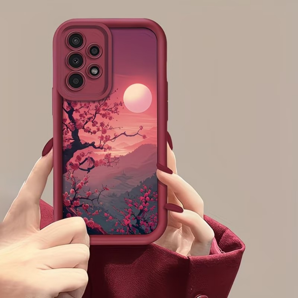 Gün Batımı Dağ Zirvesi Düşmeye - Phone Cases Red incelemesi ve fiyatı