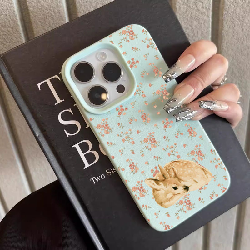 Sevimli Geyik Tam Çiçek Desenl - Phone Cases Cute incelemesi ve fiyatı