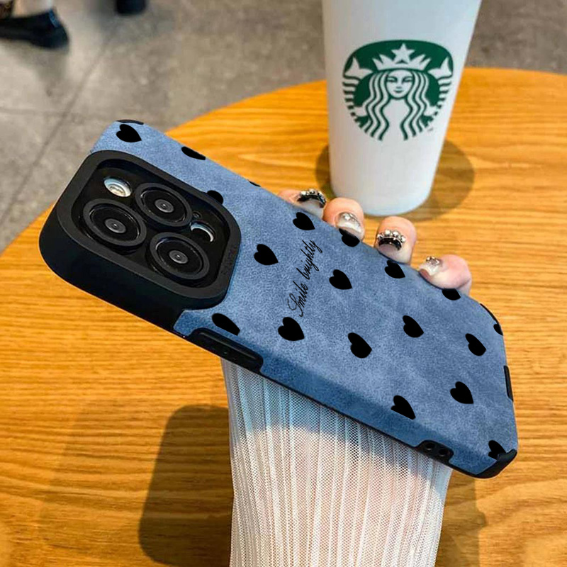 Yeni Lüks Siyah Kalp Desenli Y - Phone Cases Classy incelemesi ve fiyatı