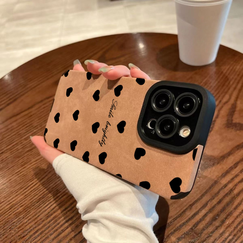 Yeni Lüks Siyah Kalp Desenli Y - Phone Cases Classy incelemesi ve fiyatı