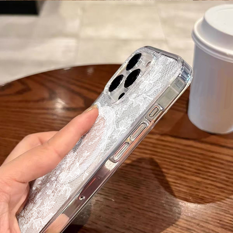 Romantik Beyaz Dantel Çiçek De - Phone Cases Classy incelemesi ve fiyatı