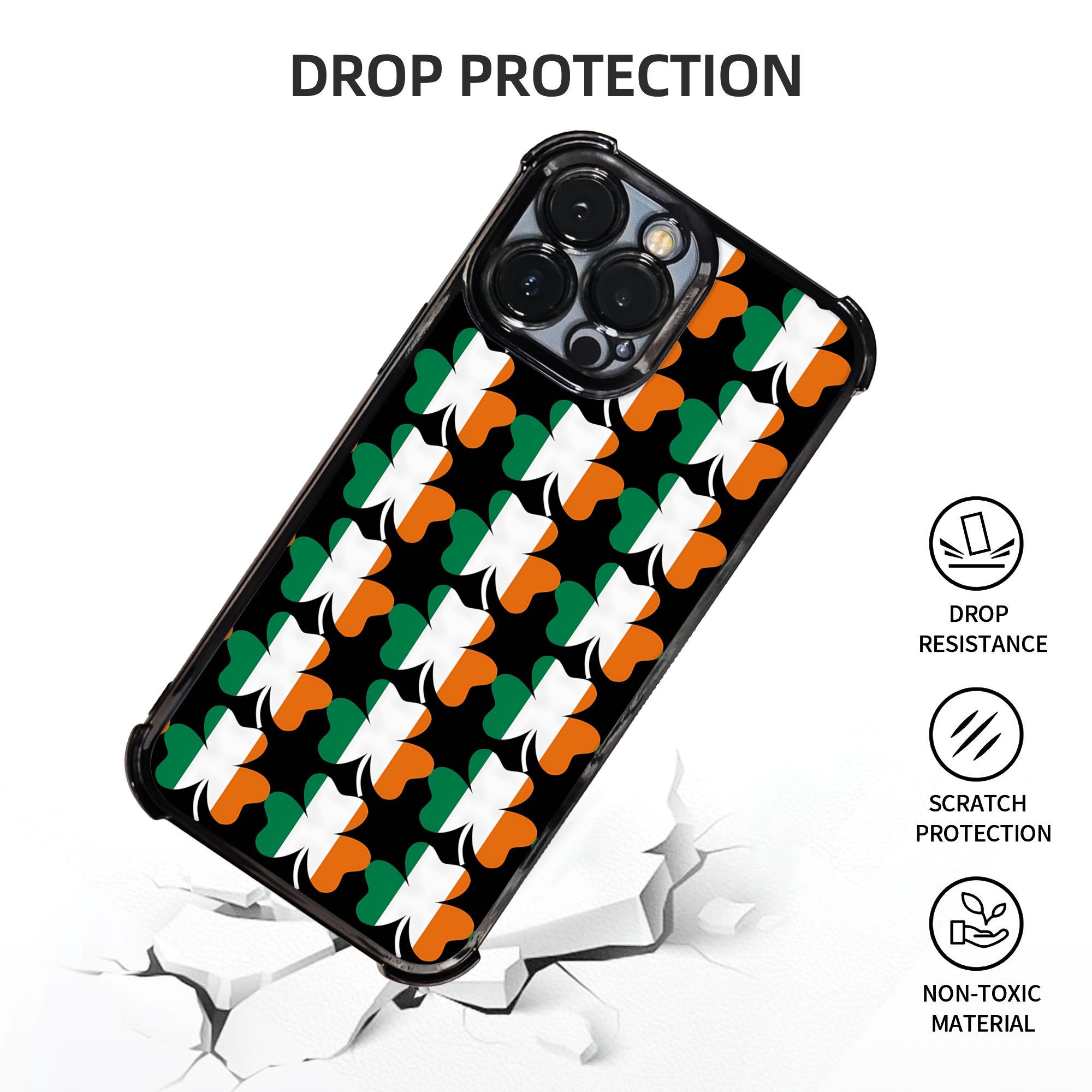 İrlanda Bayrağı Shamrock Telef - Phone Cases Ireland incelemesi ve fiyatı