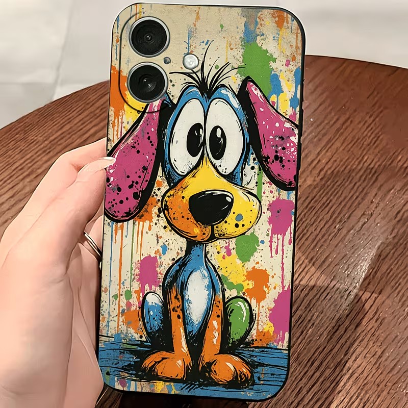 Graffiti Renkli Köpek Yavrusu  - Phone Cases Iphone 14 incelemesi ve fiyatı