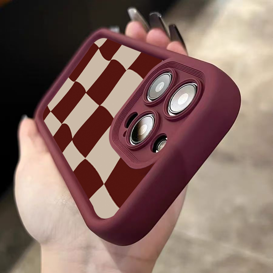 Şarap Kırmızısı Deforme Izgara - Phone Cases Red incelemesi ve fiyatı