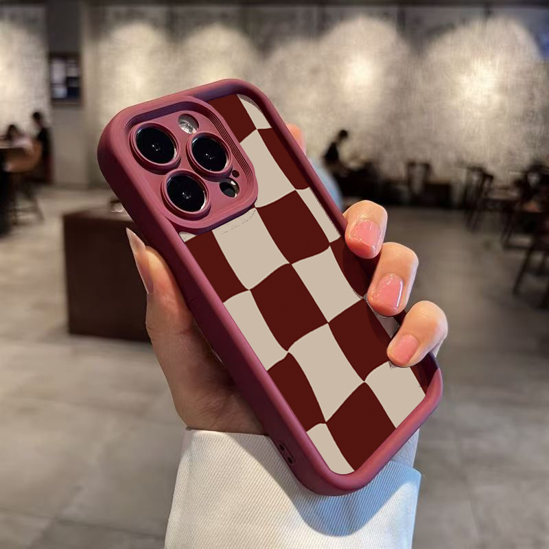 Şarap Kırmızısı Deforme Izgara - Phone Cases Red incelemesi ve fiyatı