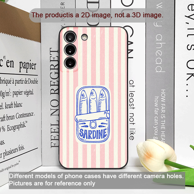 Sevimli Çizgili Desenli Sardal - Phone Cases Cute incelemesi ve fiyatı