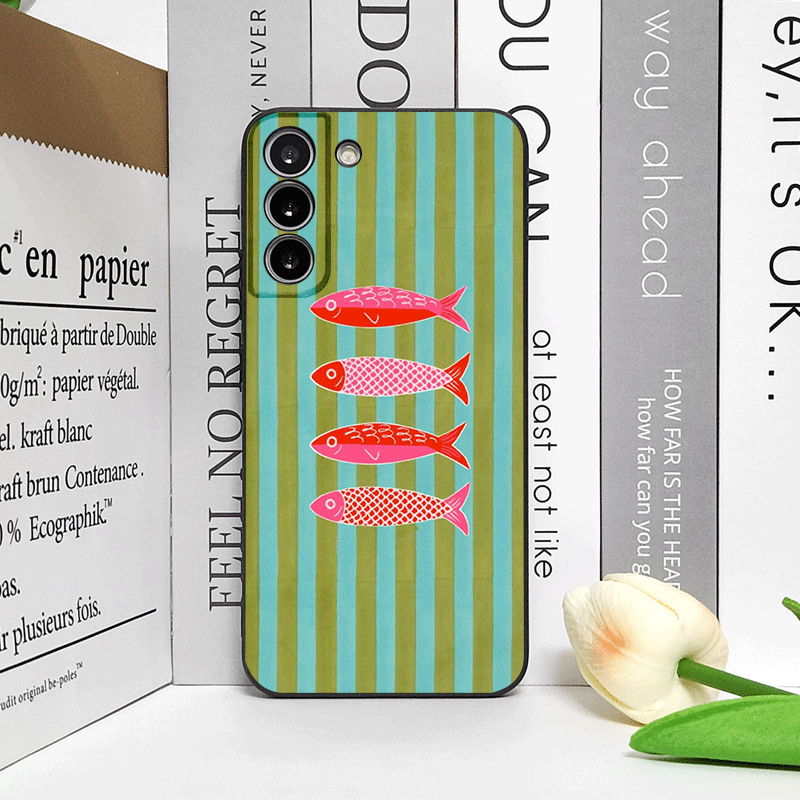 Sevimli Çizgili Desenli Sardal - Phone Cases Cute incelemesi ve fiyatı