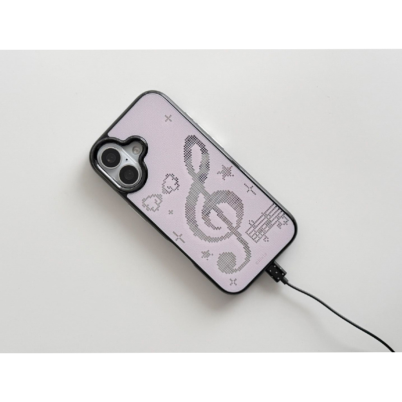 Kore Pembe Mozaik Nota Desenli - Phone Cases Korea incelemesi ve fiyatı