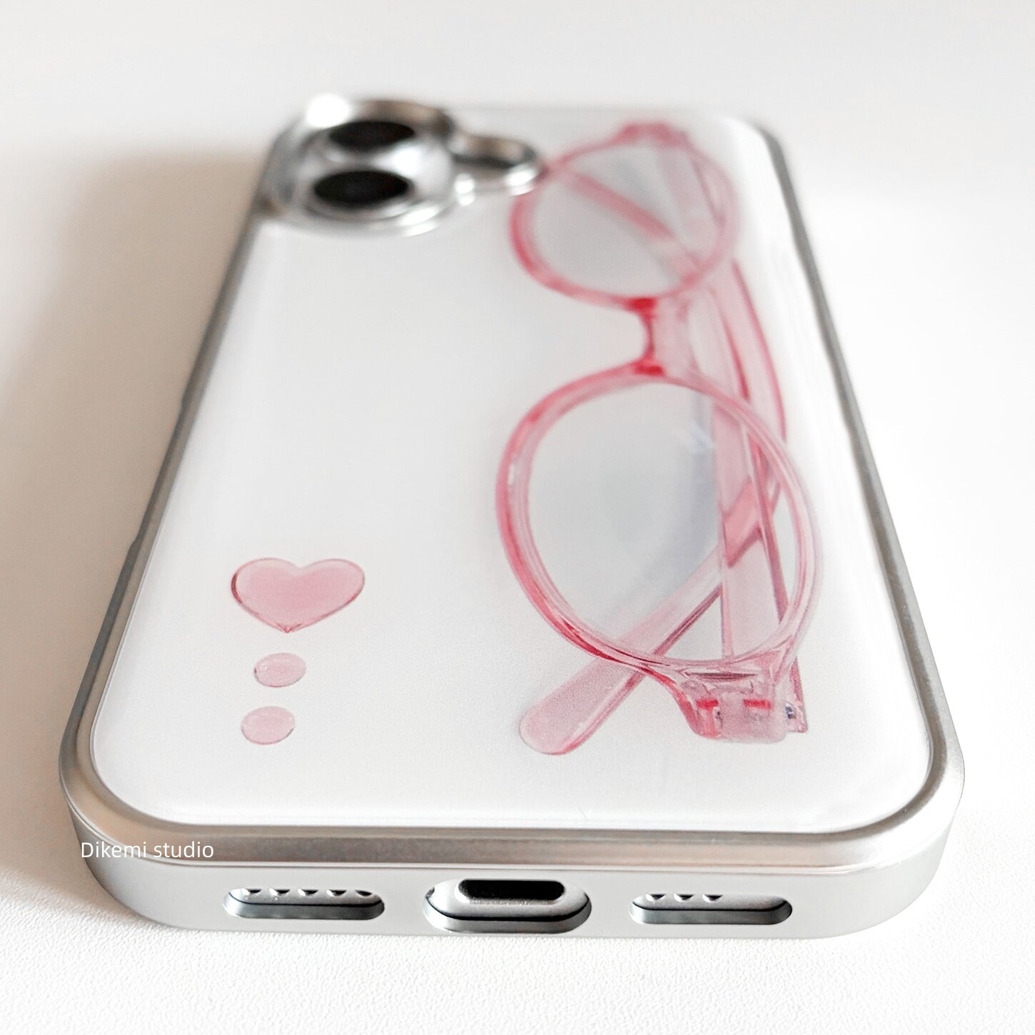 Kore tarzı kız kalpli pembe gö - Phone Cases Korea incelemesi ve fiyatı