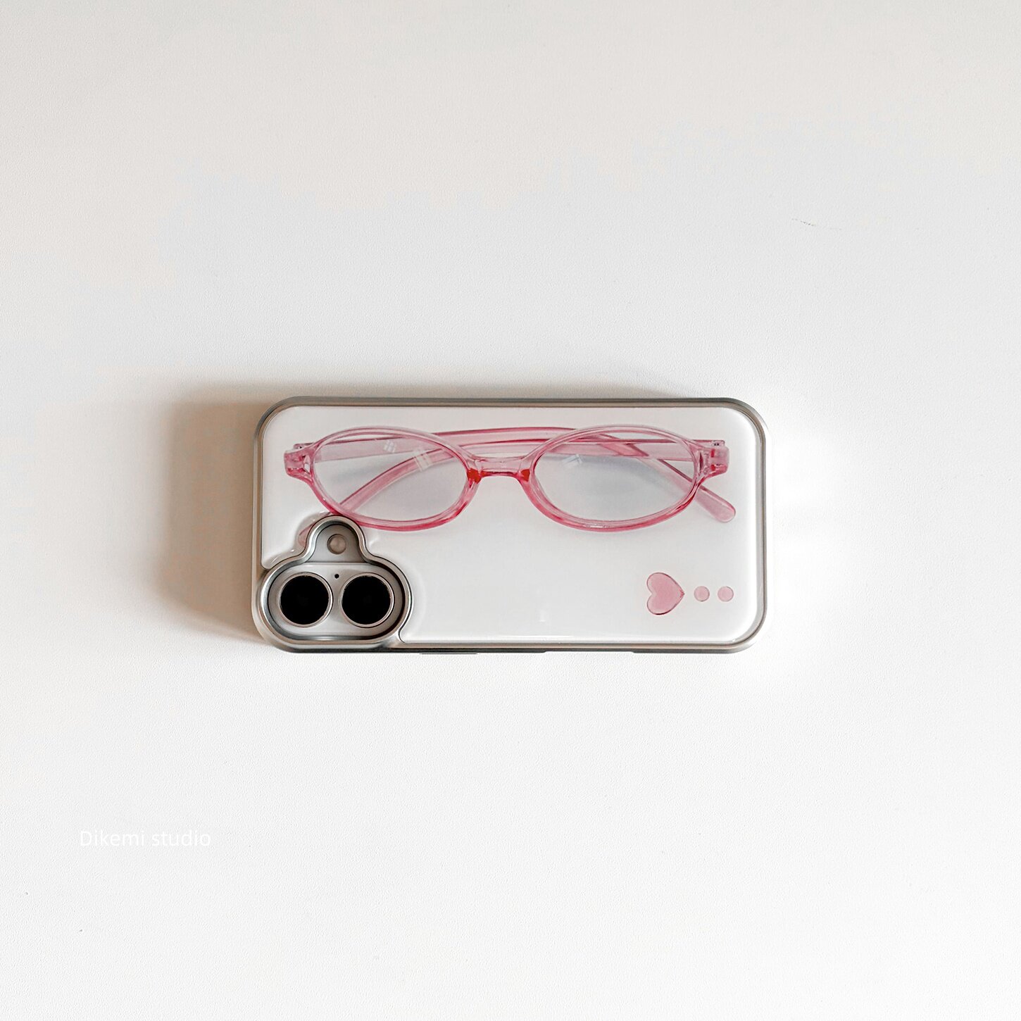 Kore tarzı kız kalpli pembe gö - Phone Cases Korea incelemesi ve fiyatı