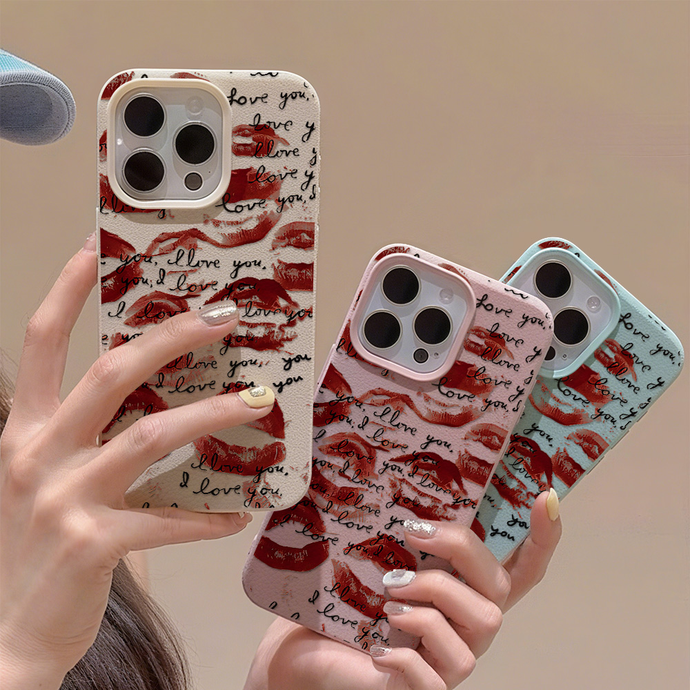 Parlak Kırmızı Dudaklı Deri Te - Phone Cases Red incelemesi ve fiyatı